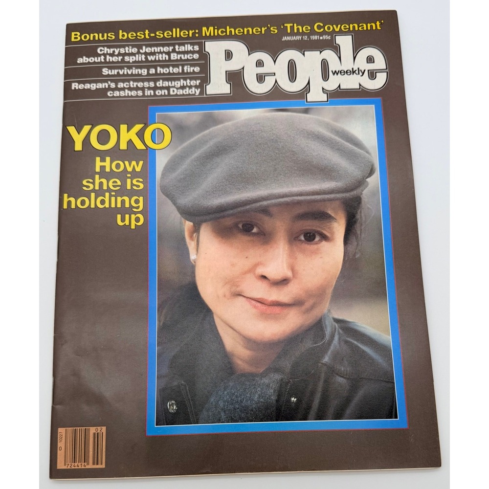 People Weekly January 12 1981 Yoko Ono John Lennon Chrystie‎ Jenner Vintage Mag
